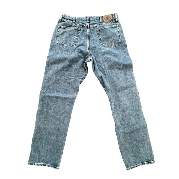 Wrangler Relaxed Fit Mens Jeans 36x34 actual 35x33 Light Blue Denim RN130273 - Picture 10 of 11
